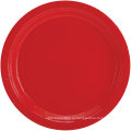 Прополка Вечеринка Pack бумаги обеденные тарелки Multicolor красный / синий цветные пластины